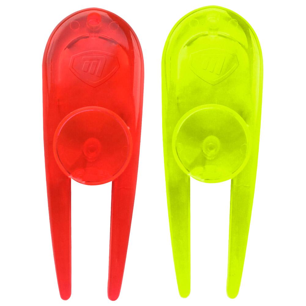Neon Pitchfork & Ball Markers
