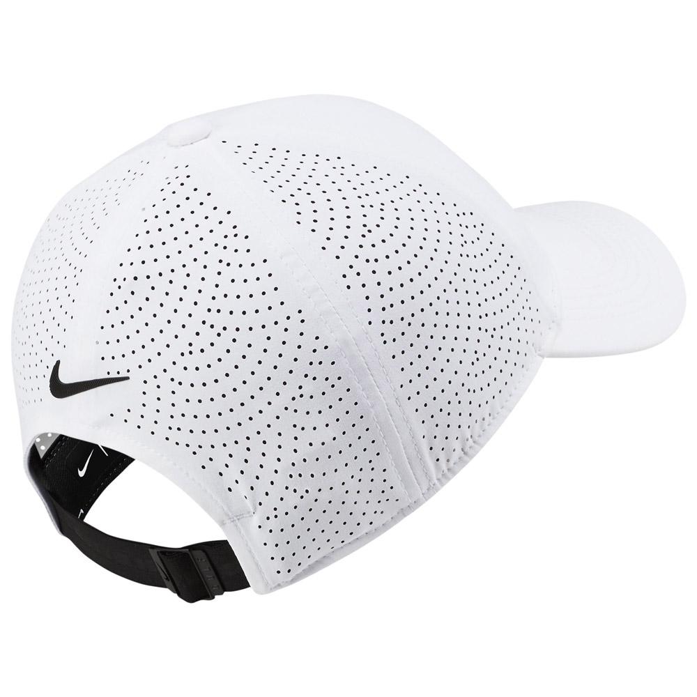 Casquette Nike AeroBill H86 Perf Cap White Anthracite Ete 2021 Monsieurgolf