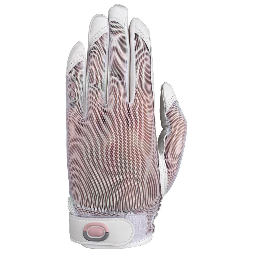Zoom Klassischer Lederhandschuh (einzeln) Weiß - Monsieurgolf.de