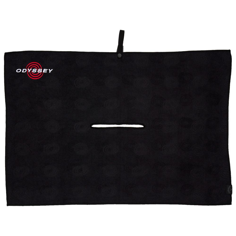 Odyssey Golf Handtuch Schwarz - Monsieurgolf.de