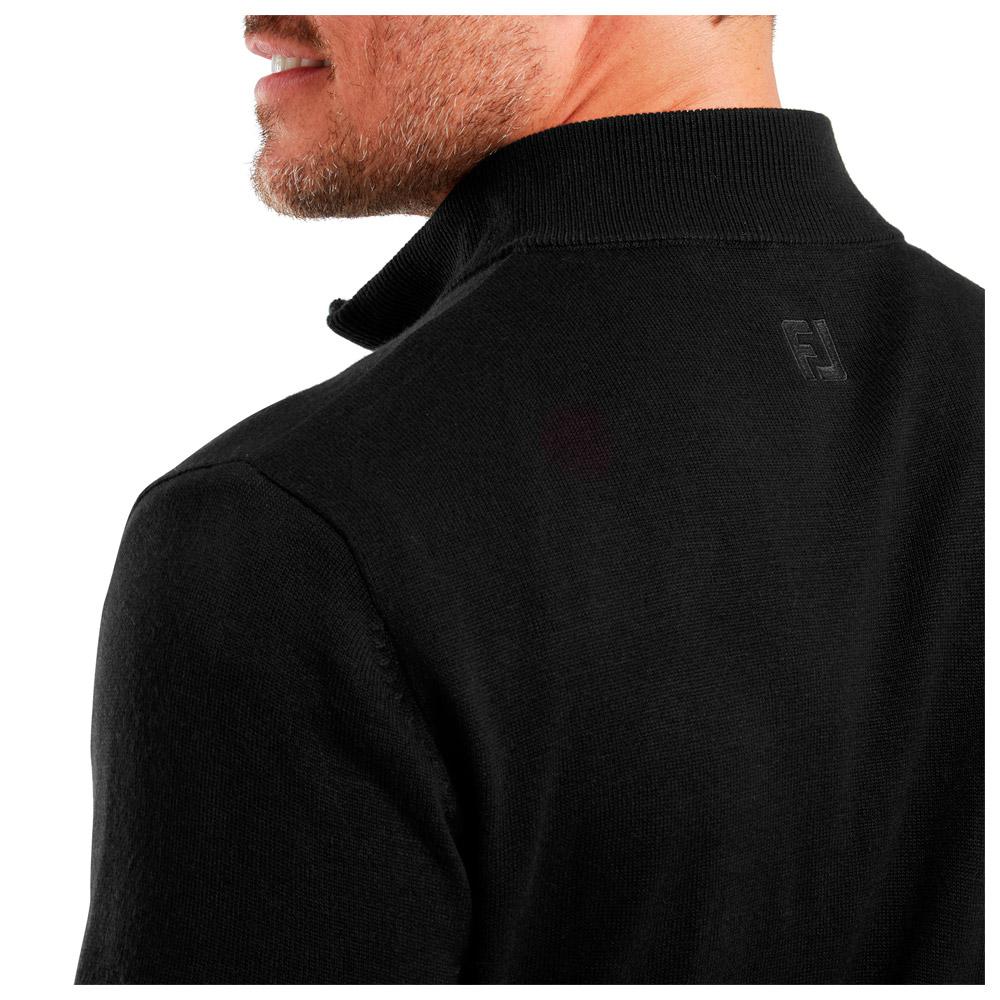 Jacke Footjoy Drirelease Full Zip Lined Sweater Black Winter
