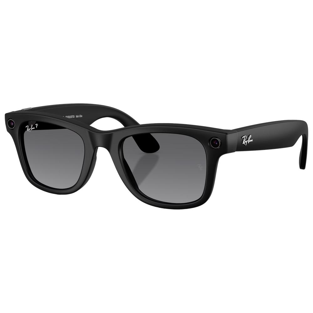 Meta Wayfarer Gen 2 Matte Black Graphite Polarized - 53