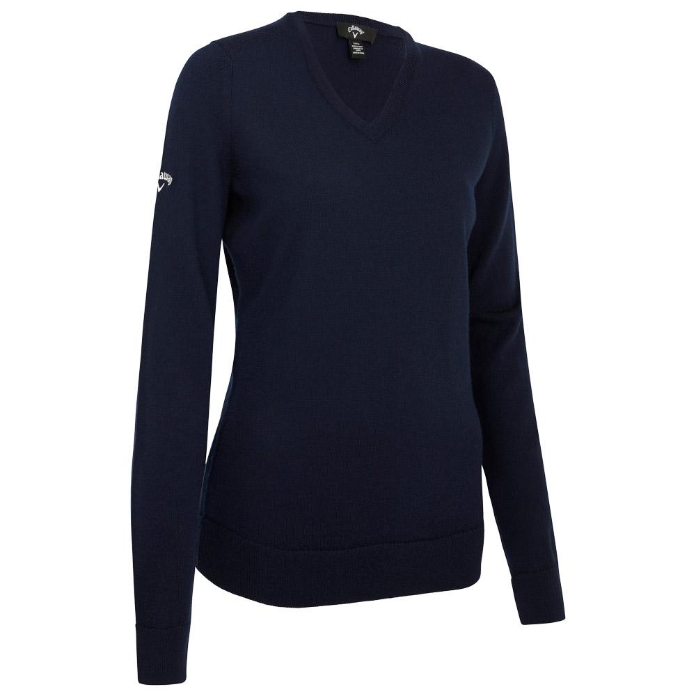 V Neck Extra Fine Me Dark Navy - S