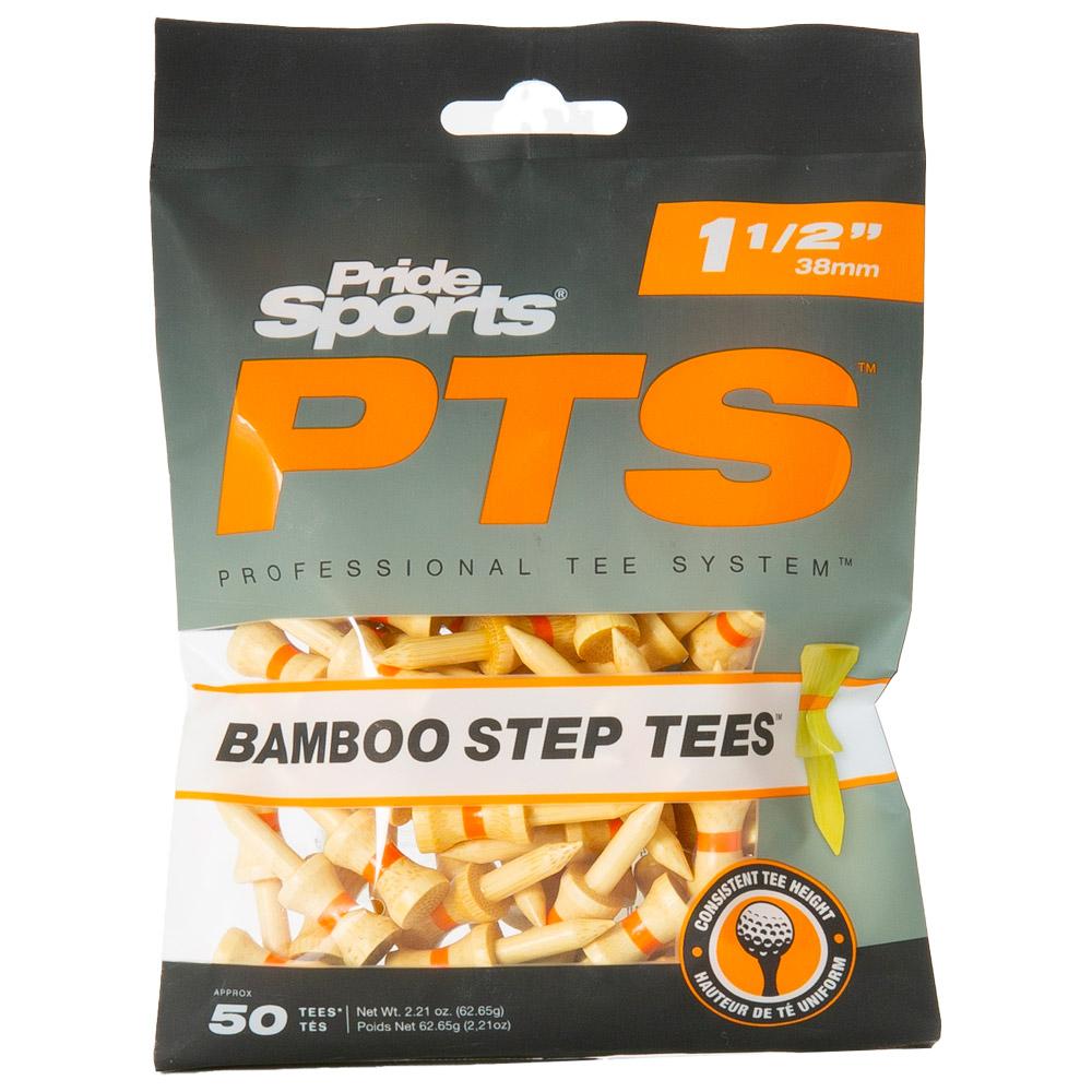 Bamboo Step Tees 1 1/2In Orange Pack 50