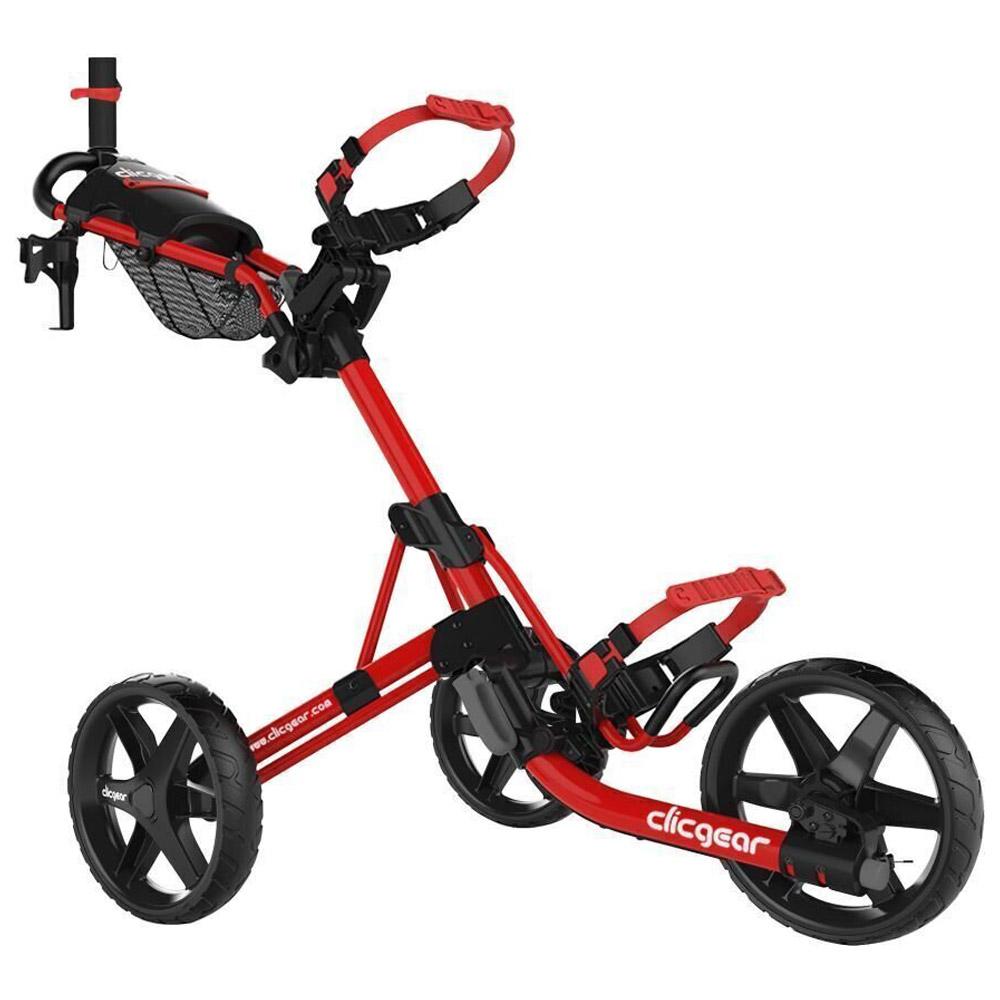 ClicGear Manueller Trolley (3 Räder) Rot - Monsieurgolf.de
