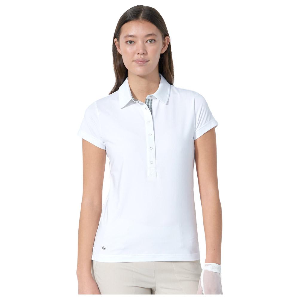 Daily Sports Damen Polohemd Check Khaki M - Monsieurgolf.de
