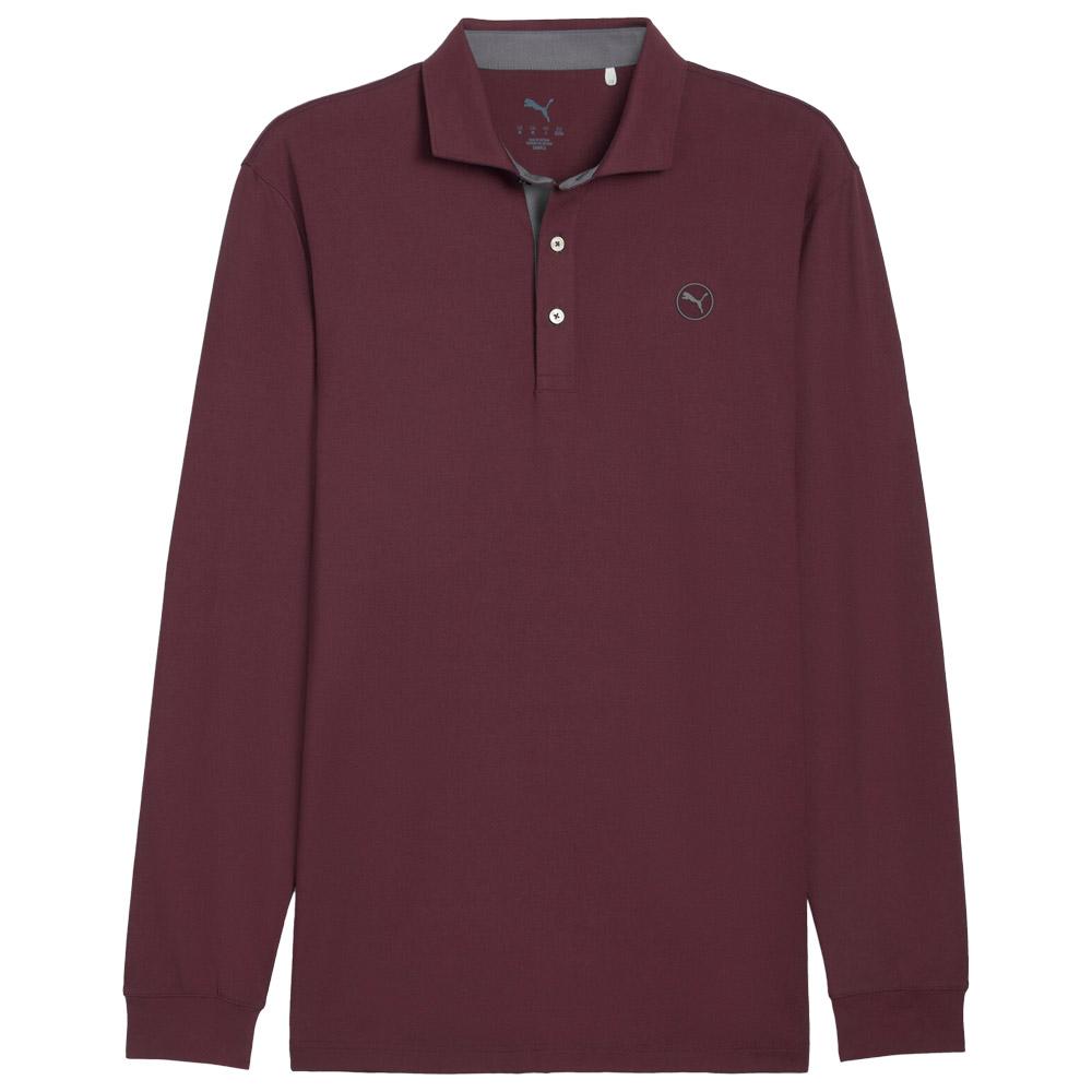 Puma Golf Herren Polohemd Ruby Shimmer Slate Sky XL - Monsieurgolf.de