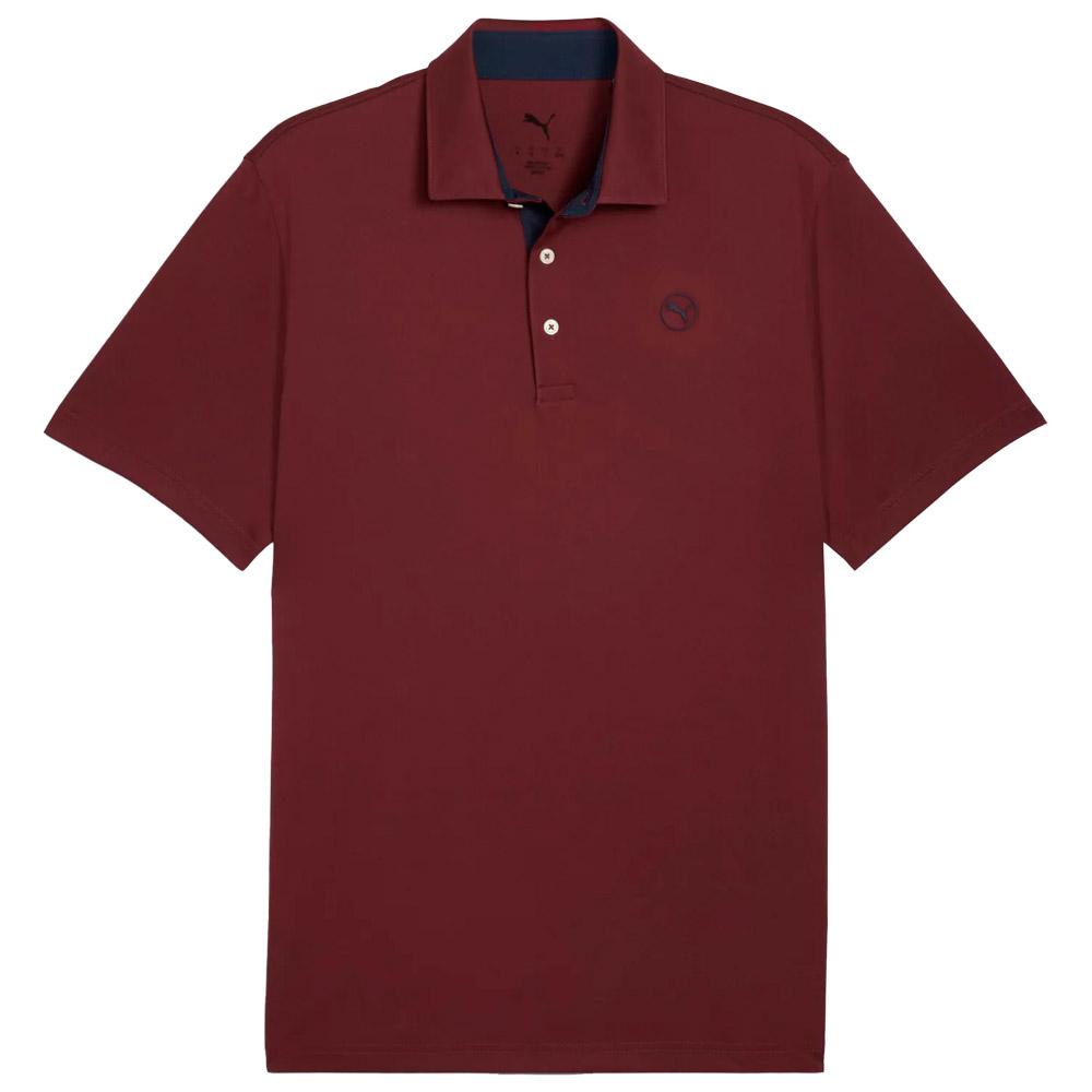 Puma Golf Herren Polohemd Ruby Shimmer M - Monsieurgolf.de