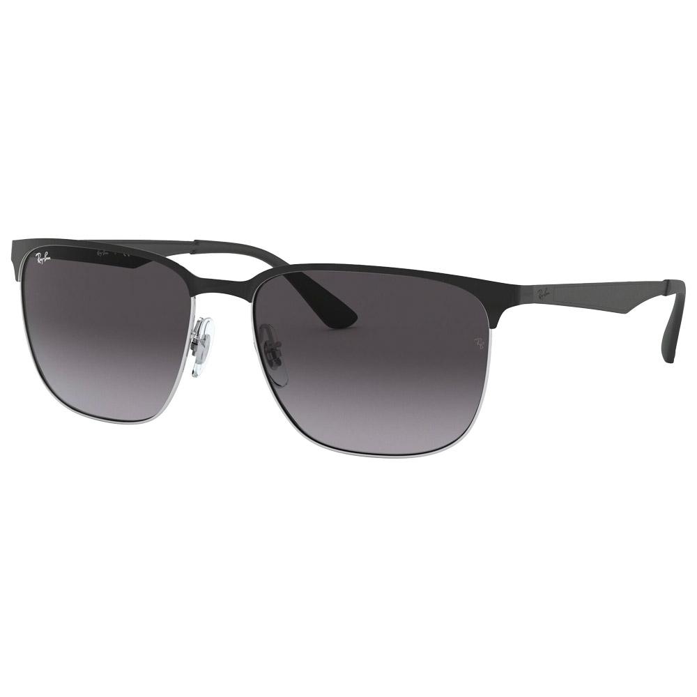 RB3569 Polished Black Silver Gradient Grey - 59