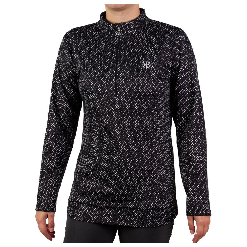 Chiberta Damen Polohemd Schwarz S - Monsieurgolf.de