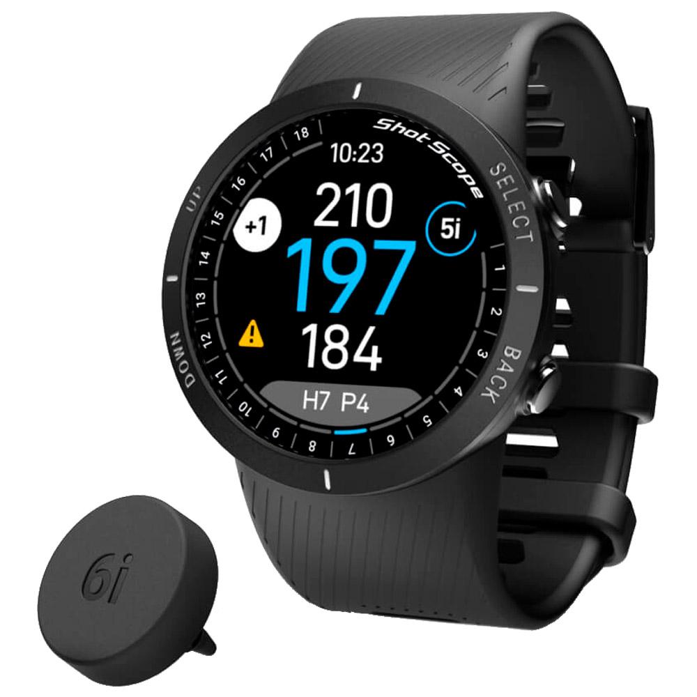 Shot Scope GPS-Uhr Schwarz - Monsieurgolf.de