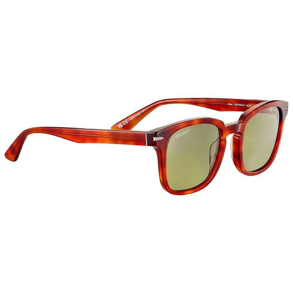 Serengeti Sonnenbrille Shiny Classic Havana Polarized 555nm - Monsieurgolf.de