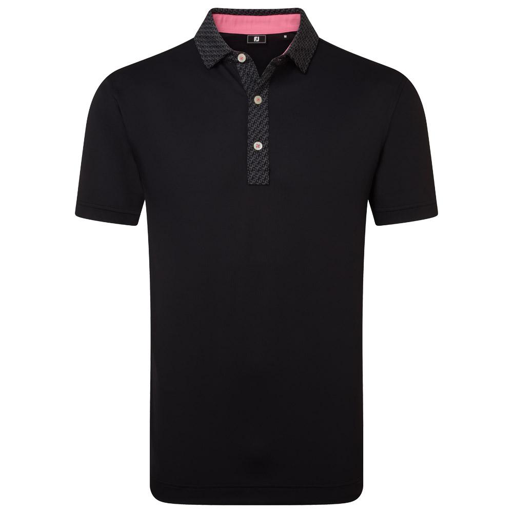 Footjoy Herren Polohemd Schwarz M - Monsieurgolf.de