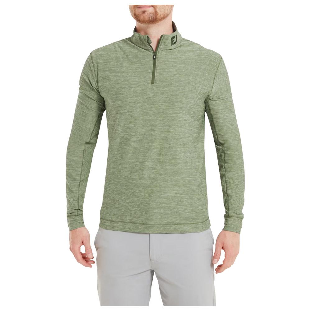 Veste Pull FootJoy Homme – Laine Grise – 1/4 Zip – Golf – Taille L