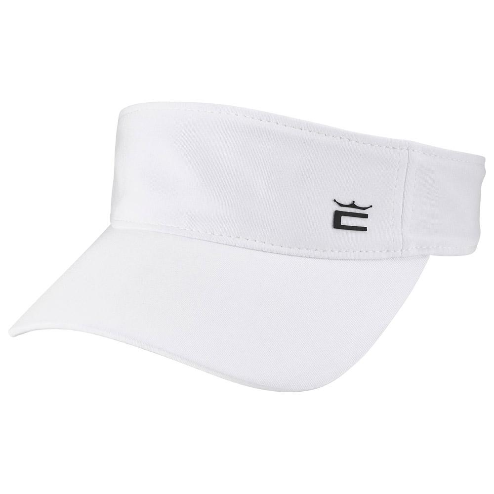 Women Crown Visor White Black