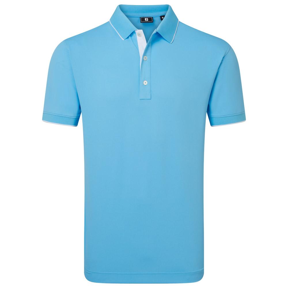 Wordmark Pique Blue Reef - S