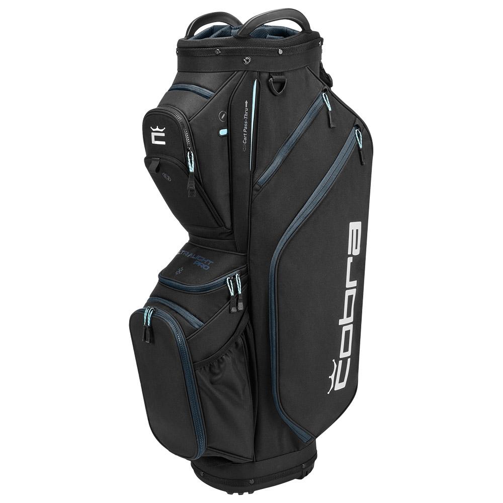 Cartbag Komplettsatz Cobra Ultralight Pro Cart Bag Black Cool Blue Sommer 2024 Monsieurgolf