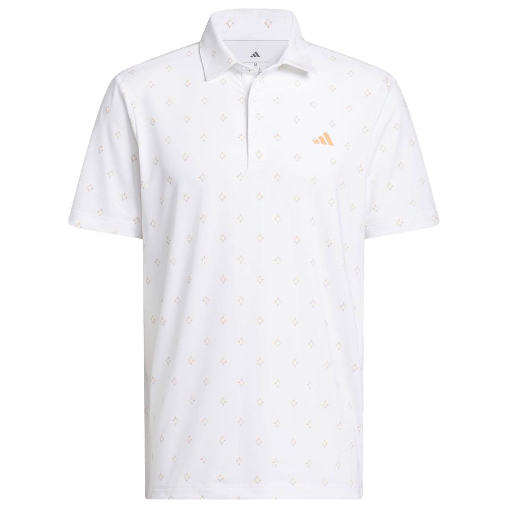 adidas Herren Polohemd Weiß L - Monsieurgolf.de