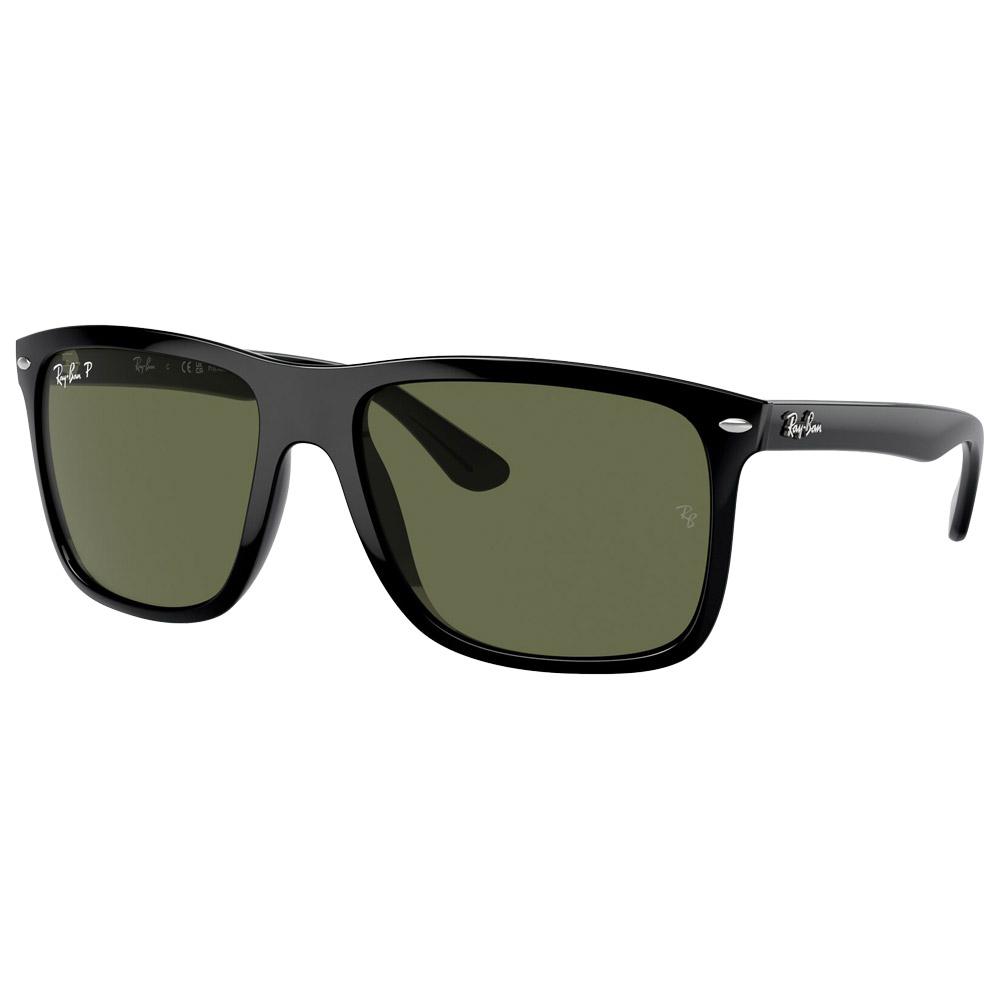 Ray Ban - RB4547 Boyfriend Two Polished Black Green Polar - 57 - Lunettes de soleil
