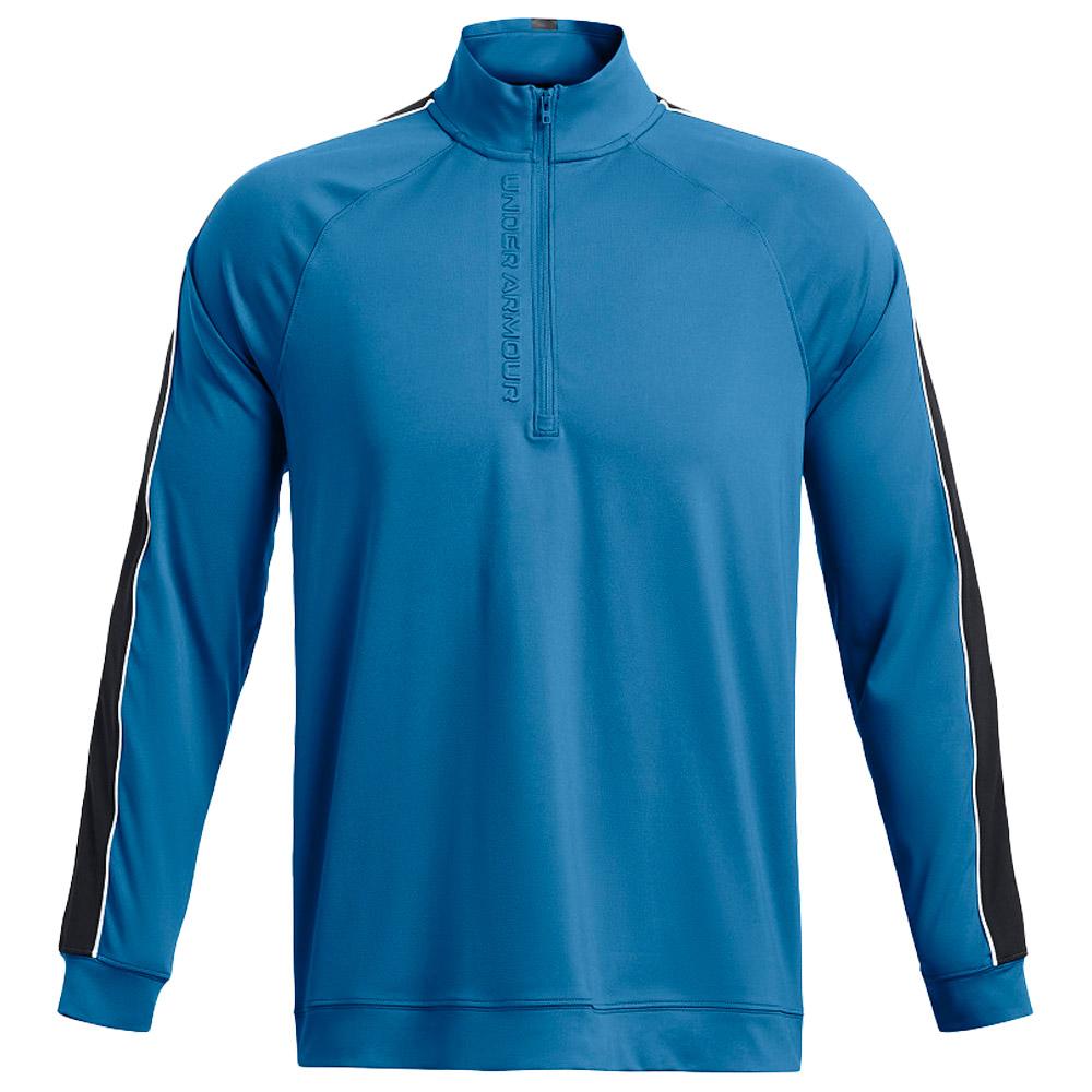 Storm Midlayer Half Zip Photon Blue Midnight Navy - M