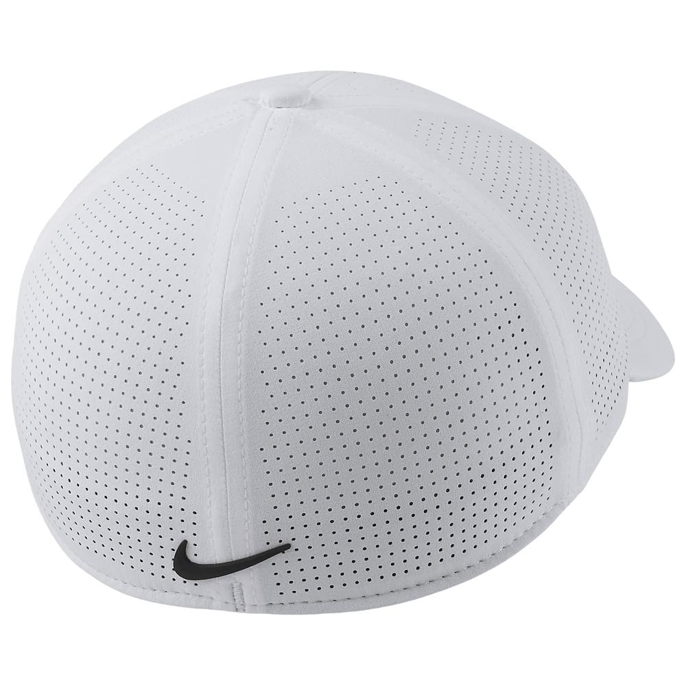 Casquette Nike TW AeroBill H86 Perf Cap White Anthracite Ete 2021 Monsieurgolf