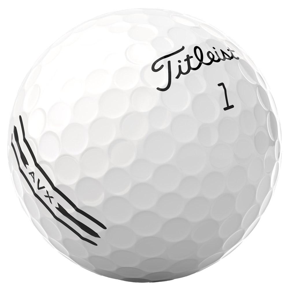 72 Balles De Golf Titleist AVX 360 Aim 2025 – Blanches – 6 Douzaines – Neuves