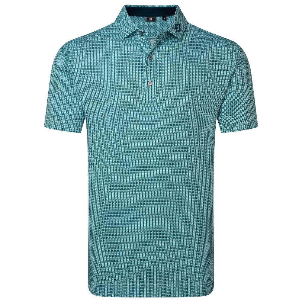 Footjoy Herren Polohemd Blau M - Monsieurgolf.de