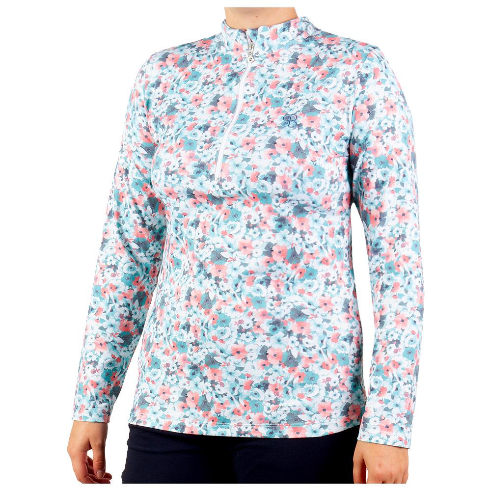 Chiberta Damen Polohemd Blau M - Monsieurgolf.de