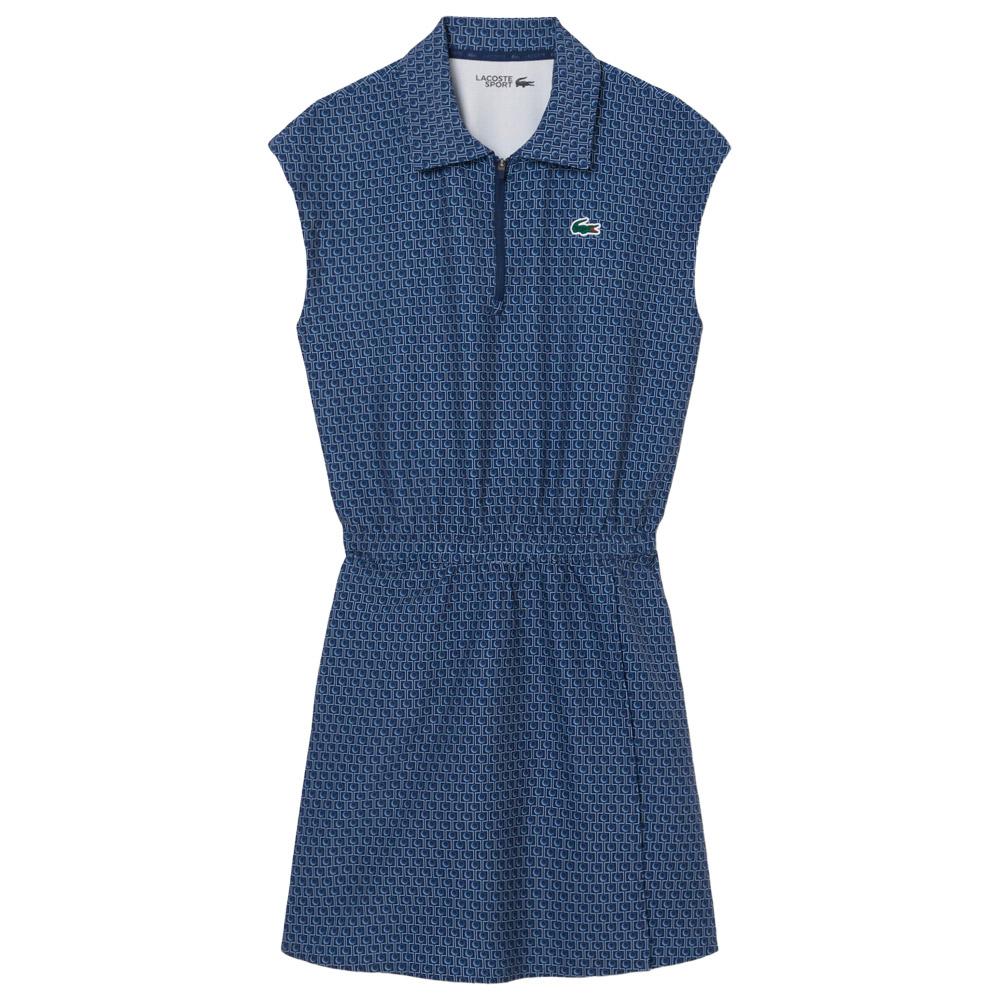 Lacoste Damen Kleid Blau 38 - Monsieurgolf.de