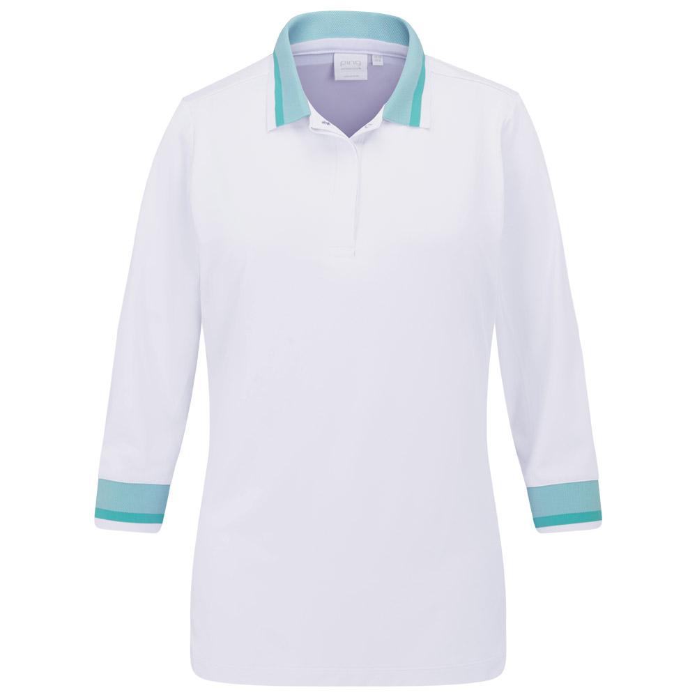 Ping Damen Polohemd Weiß S - Monsieurgolf.de