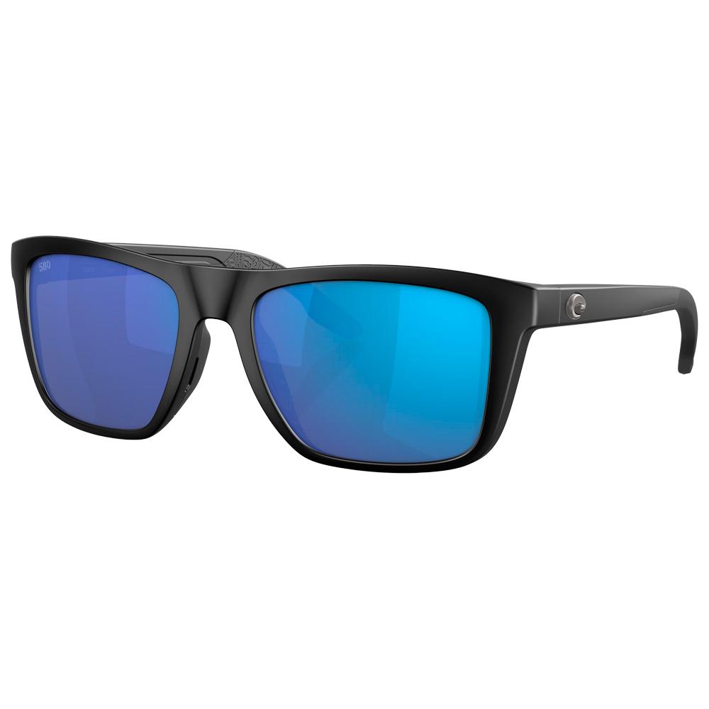 Mainsail Matte Black Blue Mirror Polarized