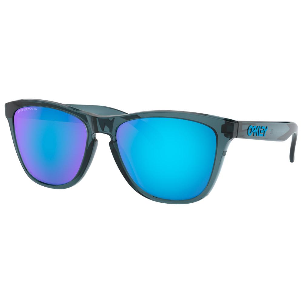 Frogskins Crystal Black Prizm Sapphire Polarized