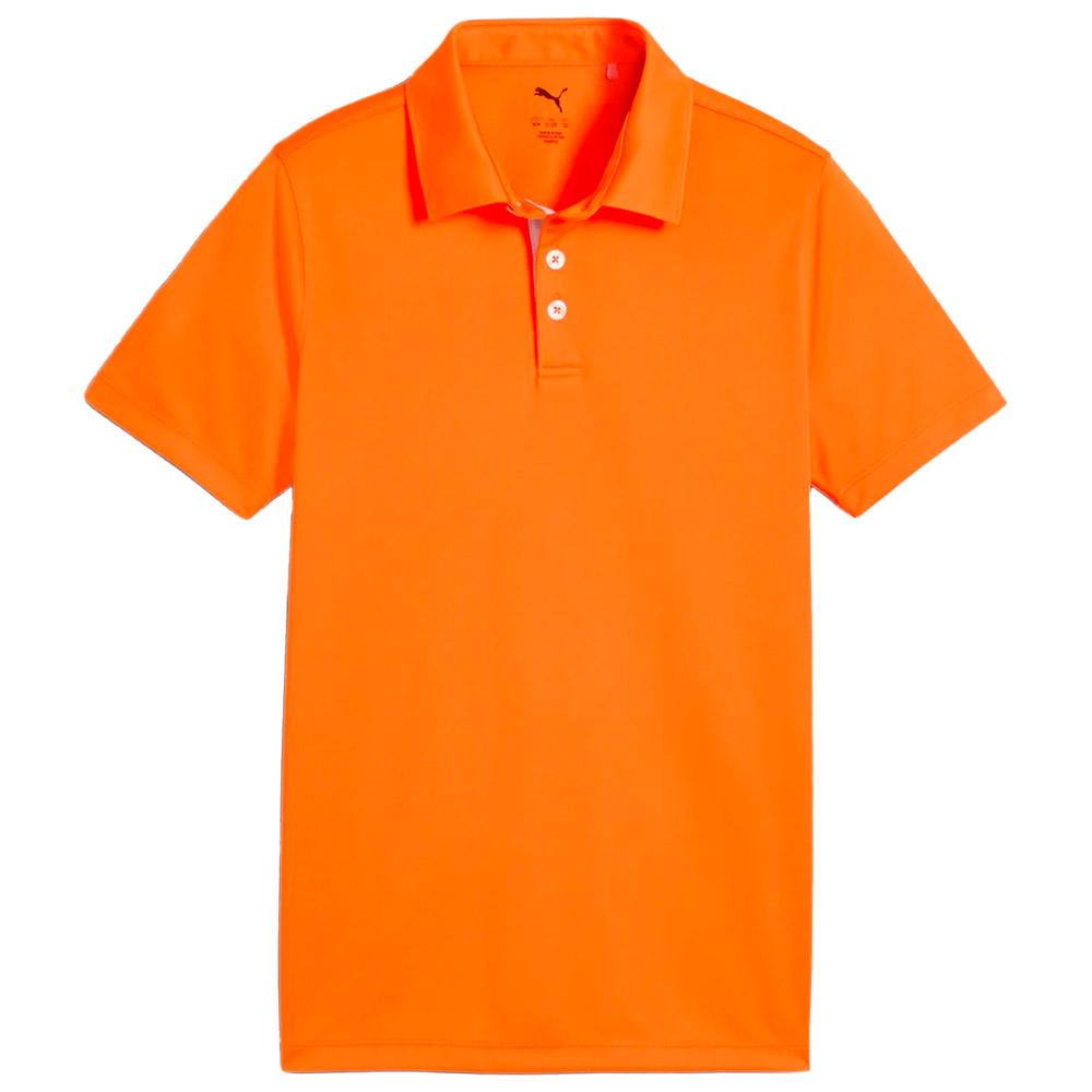 Puma Golf Polohemd Orange 152 - Monsieurgolf.de