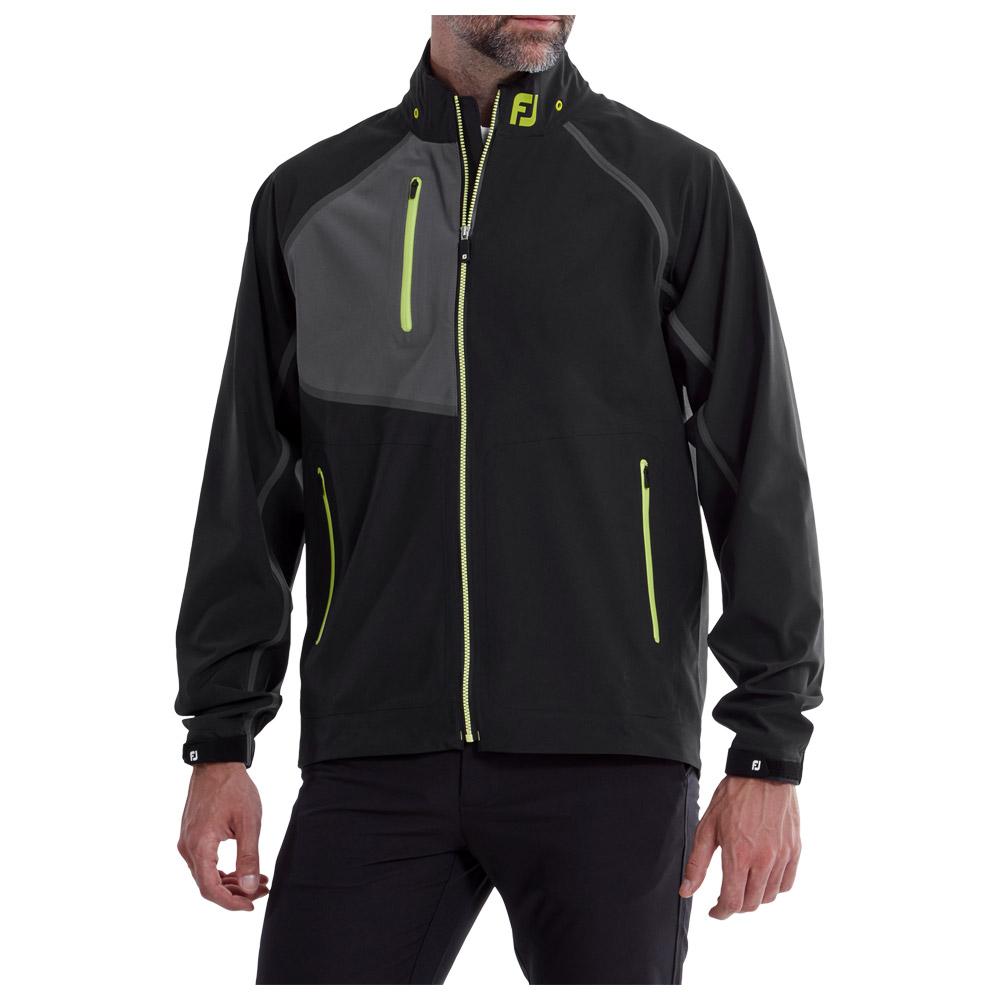 Veste De Pluie Malbon X FootJoy Hydrolite, Taille L, Jaune, Homme, Golf
