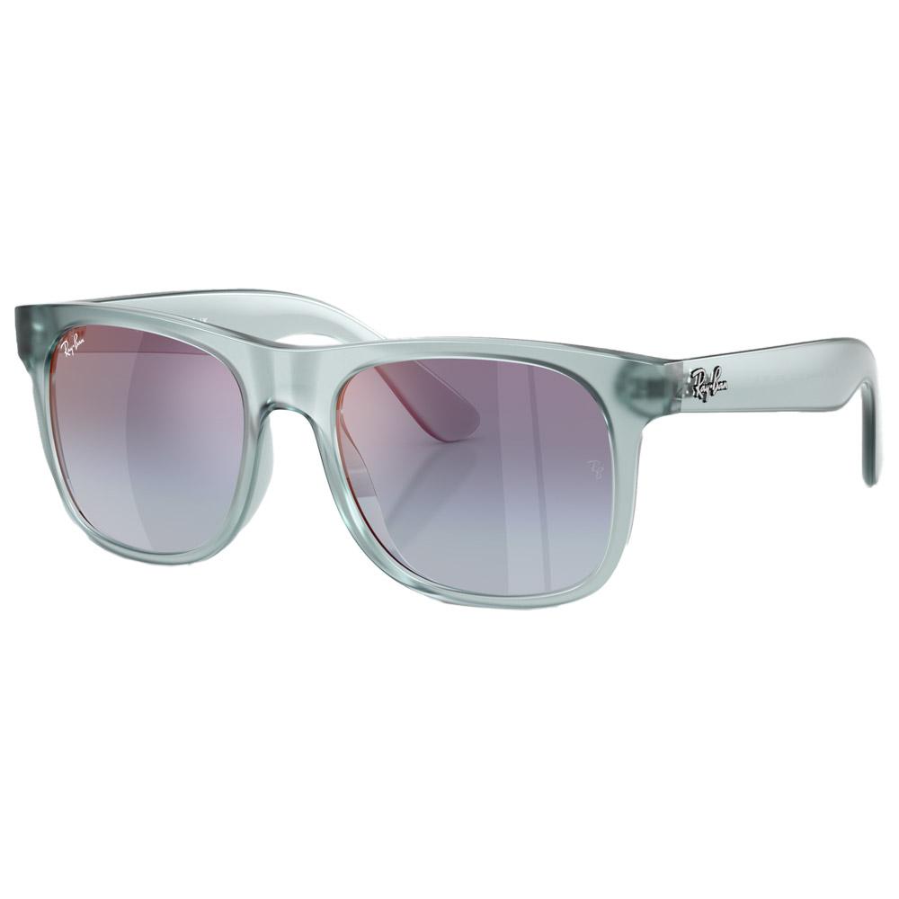 Ray Ban - RB9069S Justin Kids Polished Translucide Blue Pink Gradient Blue Grey Mirror - 48 - Lunettes de soleil