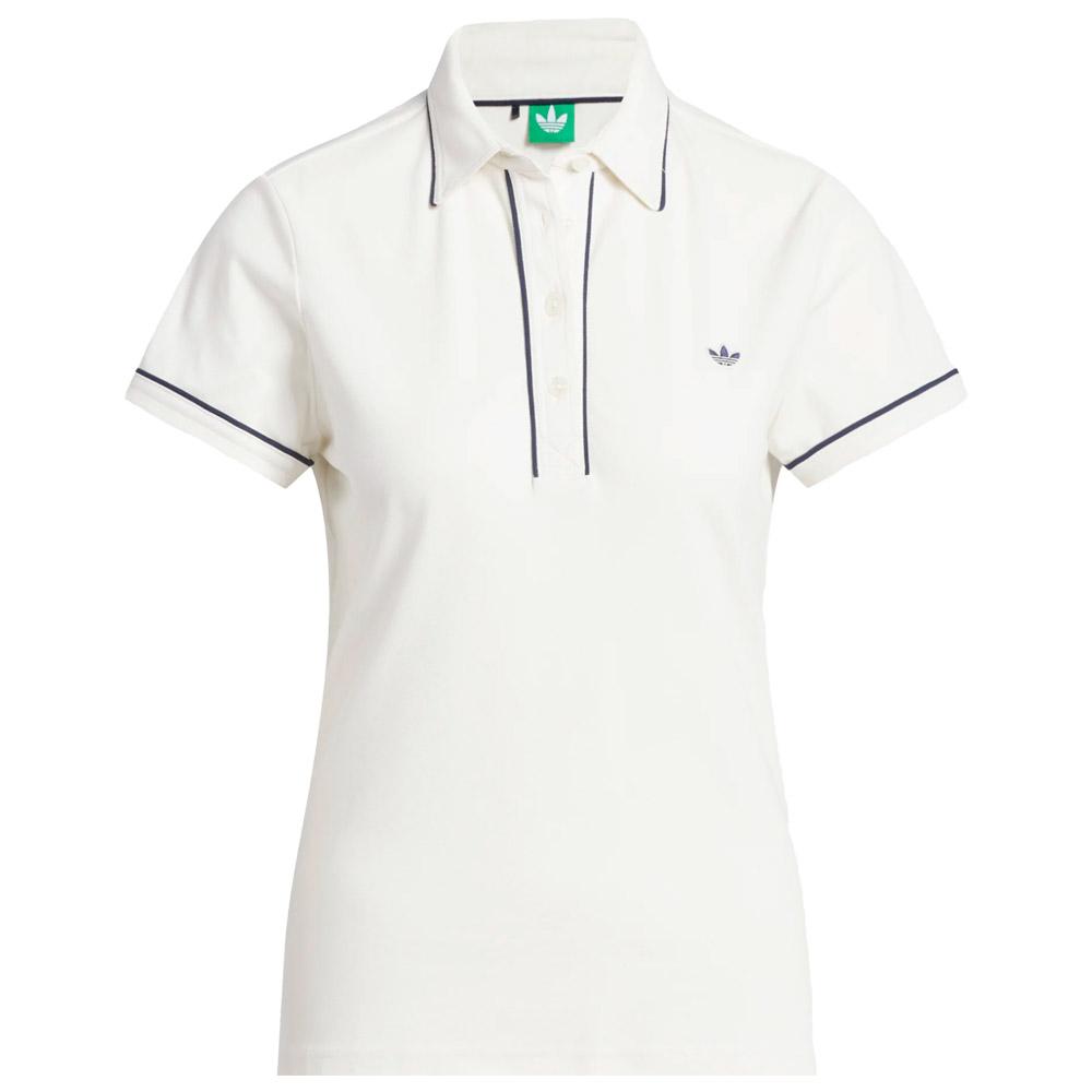 adidas Originals Damen Polohemd Weiß M - Monsieurgolf.de