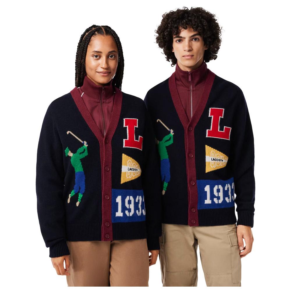 Vintage golf cardigan lacoste discount