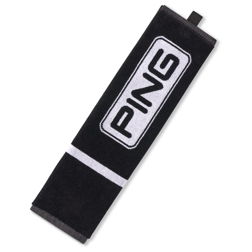 Ping Handtuch Schwarz - Monsieurgolf.de