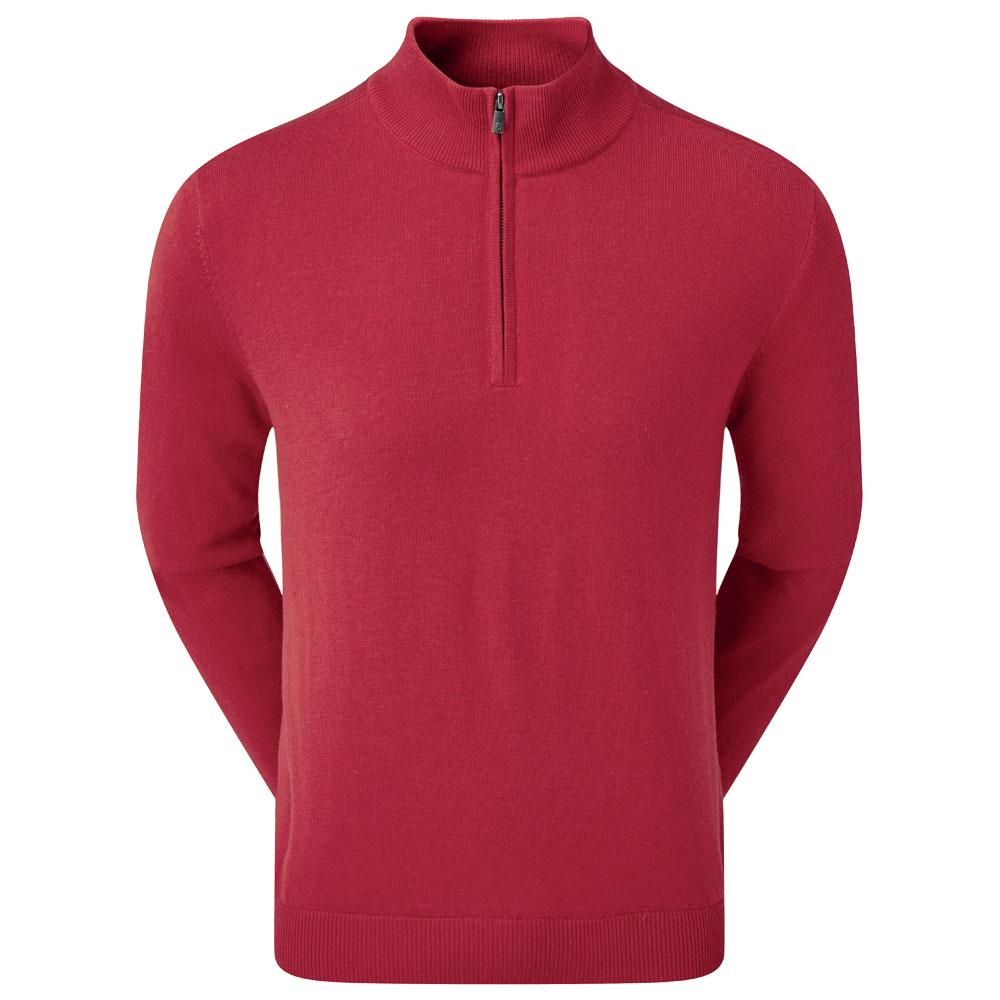 Footjoy Herren Pullover Rot M - Monsieurgolf.de