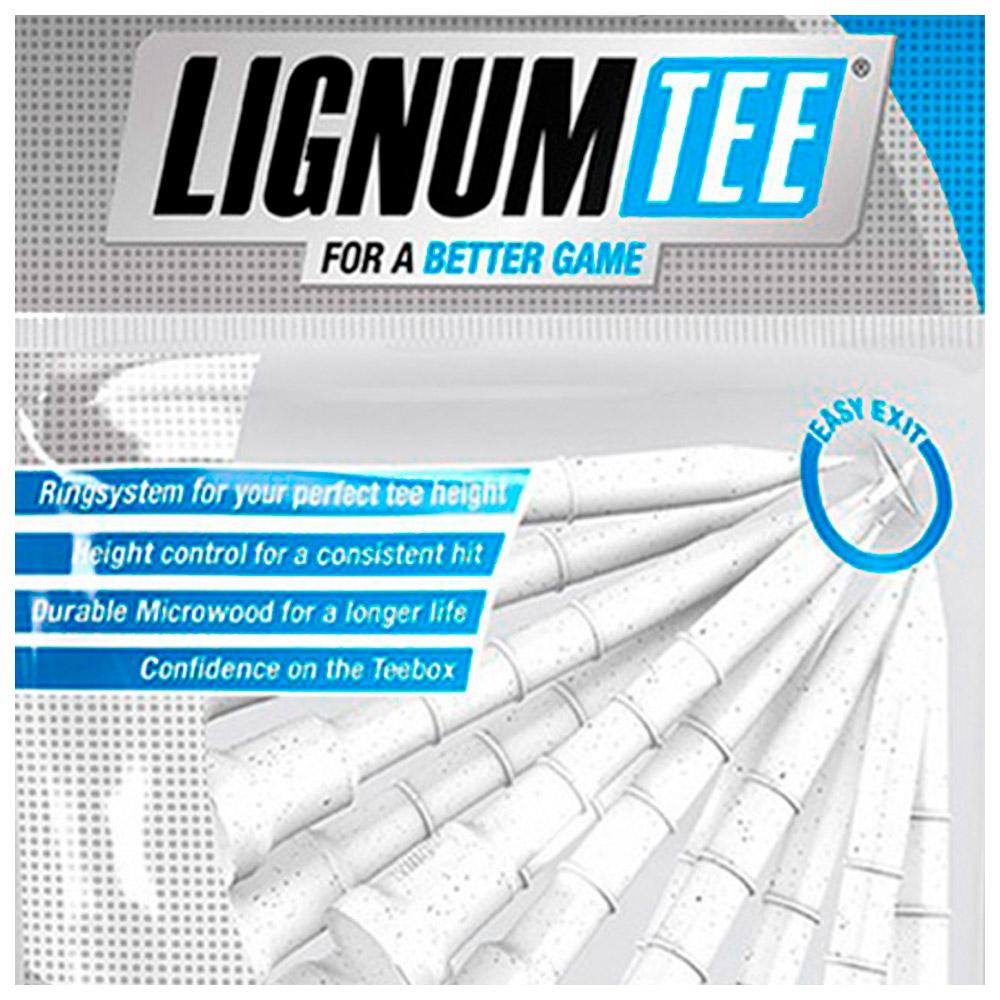 Lignum Tees 62mm in white buy online - Golf House