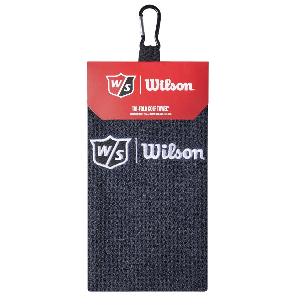 Wilson Handtuch Schwarz - Monsieurgolf.de