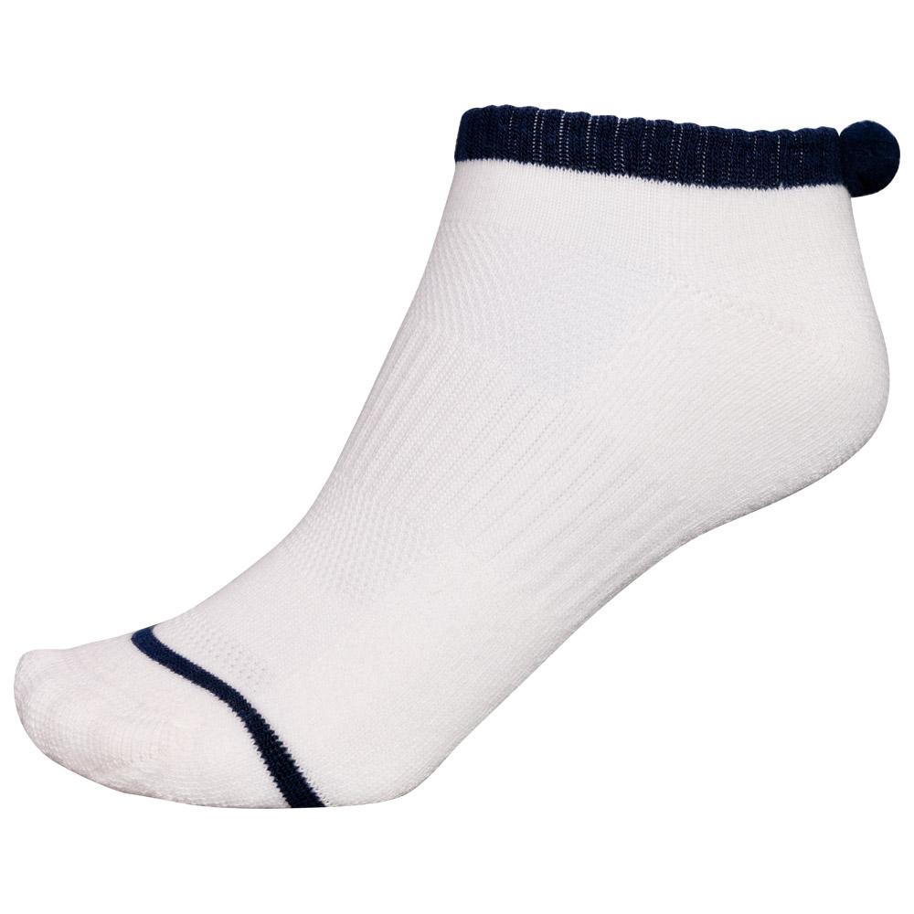Women Prodry Pom Pom White Navy - 36.5-40.5