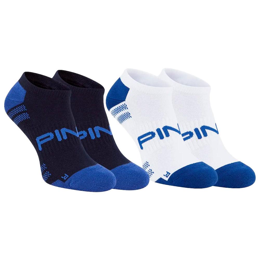 Ping No Show Sock Navy White Multi - 41-46