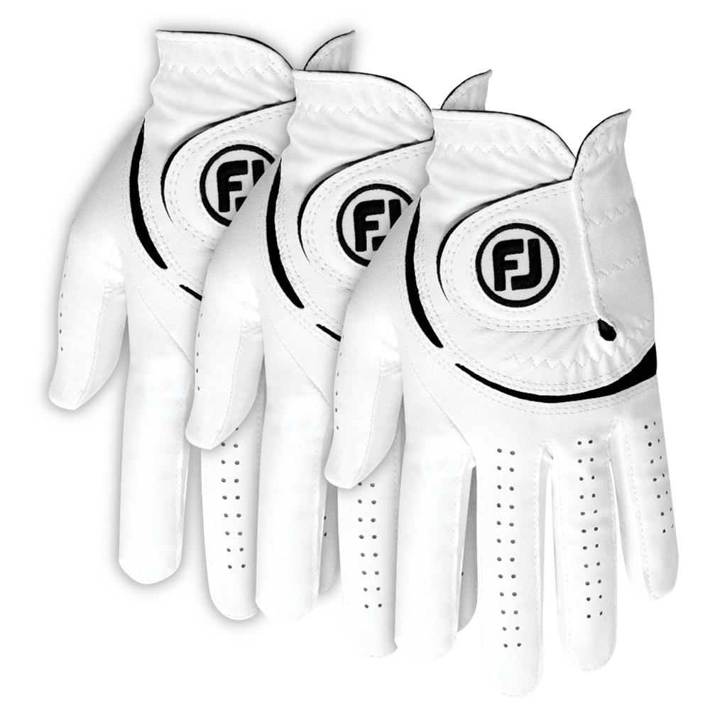 WeatherSof Pack de 3 White Droitier - M