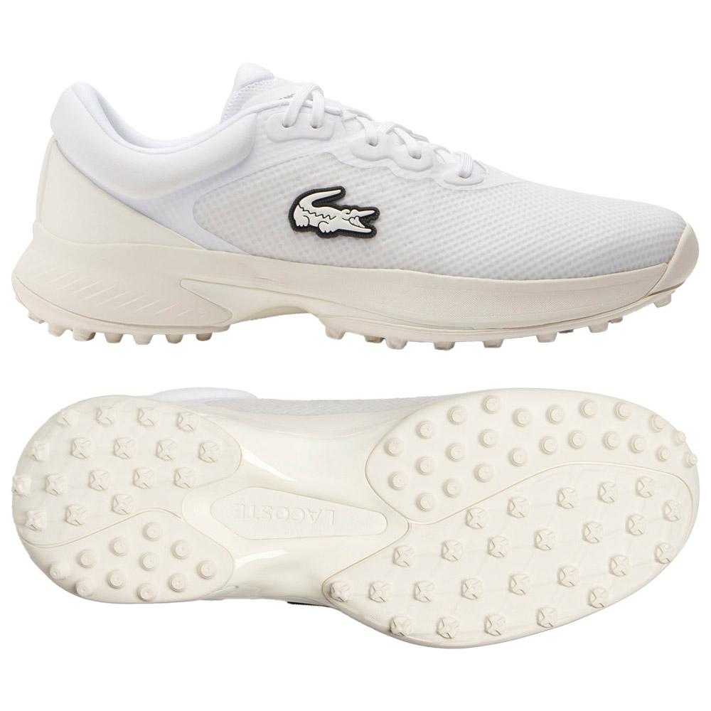 Lacoste Golf Point White Off White Chaussures golf avec crampons