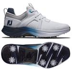 Footjoy Schuhe mit Spikes Hyperflex Carbon White Navy Blue Präsentation