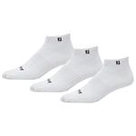 Footjoy Socken Prodry Lightweight Sport 3 Pairs White Präsentation