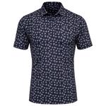 Under Armour Polo Playoff 3.0 Printed Polo Midnight Navy Posh Pink Castlerock Présentation