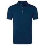 Footjoy Polohemde Lisle Solid Navy Präsentation