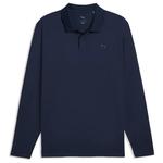Puma Golf Polohemde Cloudspun Midweight LS Deep Navy Präsentation